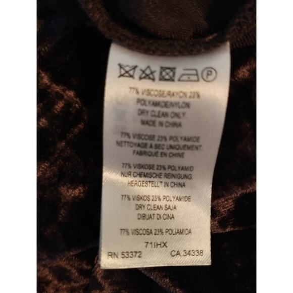 French Connection Women’s Purple Velvet Cocktail Dress Size 10 Double V-Neck - Picture 9 of 16